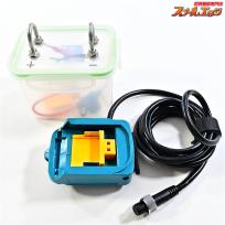 【工房オリジナル】 バッテリーケース モバイルケーブル マキタバッテリー14.4V/6Ah用 ダイワ/シマノ2ピン電動リール専用 2個セット K_060