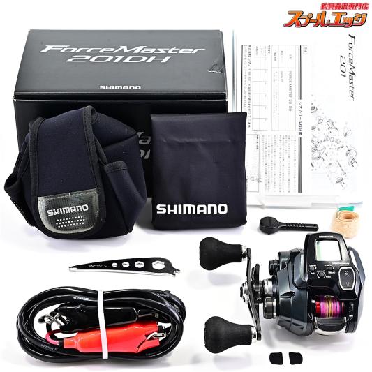 【シマノ】 22フォースマスター 201DH 使用距離27.7km 使用97時間 SHIMANO FORCEMASTER