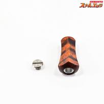 【スプリームスタイル】 ペンタゴン ウッドノブ ハワイアンコア ノブキャップ付 1個 Supreme Style