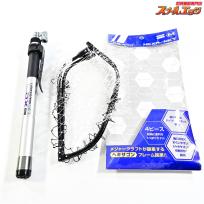 【大阪漁具】 OGK リミテッドアームミニDX 360 & メジャークラフトヘキサゴンネット4ピースサイズM & 昌栄フレックスアーム&プロックスタモホルダー ランディングネットセット K_100