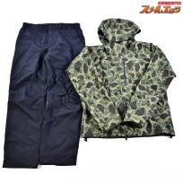 【シマノ】 DSエクスプローラーレインジャケット&パンツ RA-04JT/RA-04PT カーキダックカモ/ブラック サイズアジアXL SHIMANO K_100