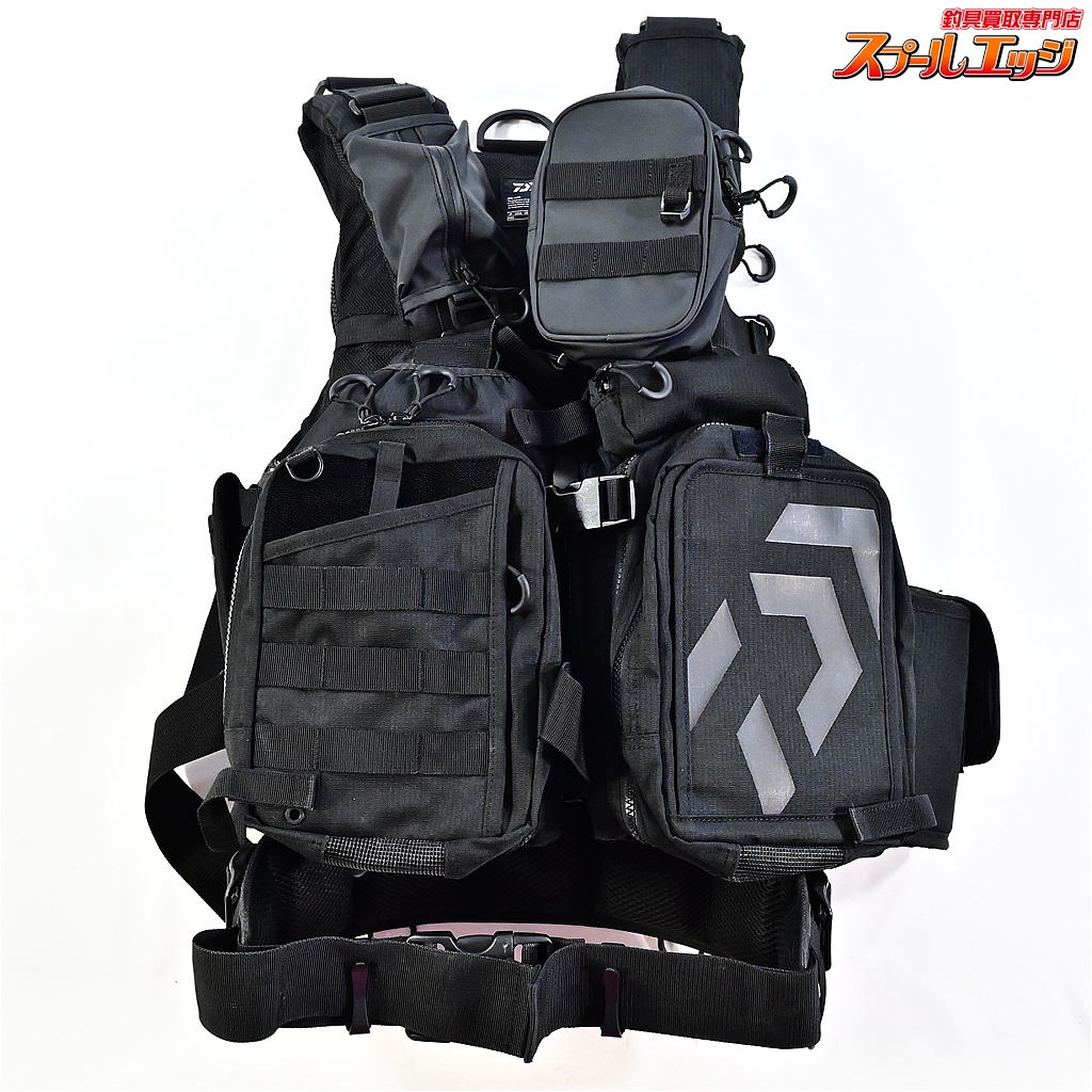 ダイワ】 ベンチクールゲームベストV DF-6122 ジェットブラック DAIWA GAME-COOL-VEST K_100 | スプールエッジネット