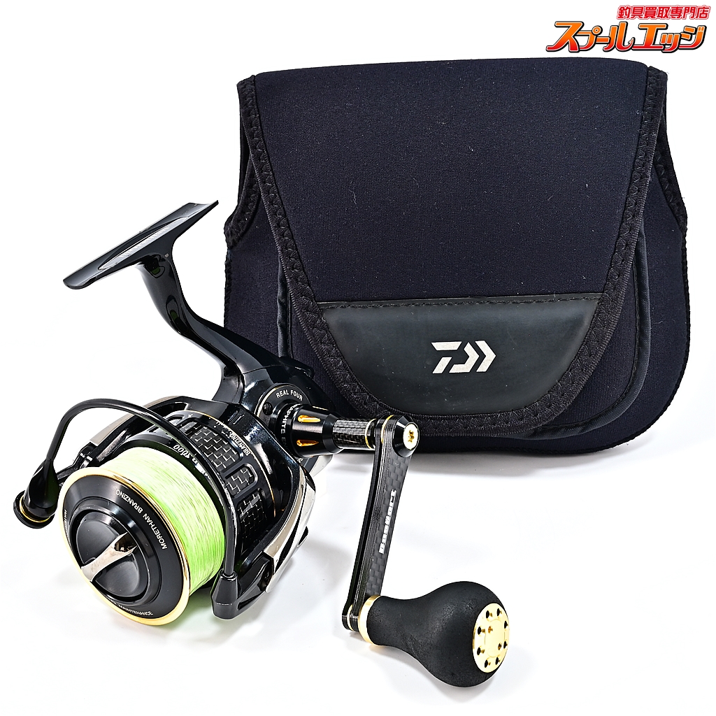 ダイワ】 07モアザン ブランジーノ 3000 バサート限定カーボンハンドルLIMITED-571-BKG & パワーハンドルノブ装着 DAIWA  morethan BRANZINO | スプールエッジネット