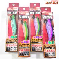 【フィッシュリーグ】 エギリー ダートマックスTR 30g-BK 40gBK ビッグカンナ仕様 3.5号クラス 4点セット エギ エギング  FishLeague EGILEE DARTMAX K_060