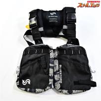 【ブルーストームx村上晴彦】 共同開発ゲームベスト 膨脹式救命浮輪 水感知機能付き ブラックカモ BSJ-LR02 2017年4月製造分 桜マーク有 ライフジャケット フローティングベスト Bluestorm K_100