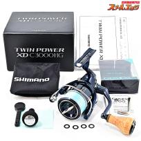 【シマノ】 21ツインパワー XD C3000HG ゴメクサス28mmカスタムコルクハンドルノブ装着 SHIMANO TWINPOWER