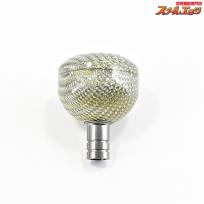 【スタジオコンポジット】 45mmカーボンハンドルノブ シルバー シマノ/ダイワ共用 STUDIO-COMPOSITE