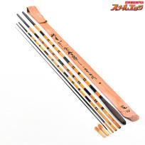 【孤舟】 飛ぬ希 硬式 鶺鴒 15尺 1972年作 和竿 ヘラブナ K_147