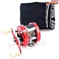 【アブガルシア】 アンバサダー 4600C ウルトラキャスト リアル2ディール2 UCコンセプト レッド 76mmS字ハンドル&ラウンドノブ装着 FN.080008 Abu Garcia Ambassadeur REAL2 DEAL2 UC-CONCEPT