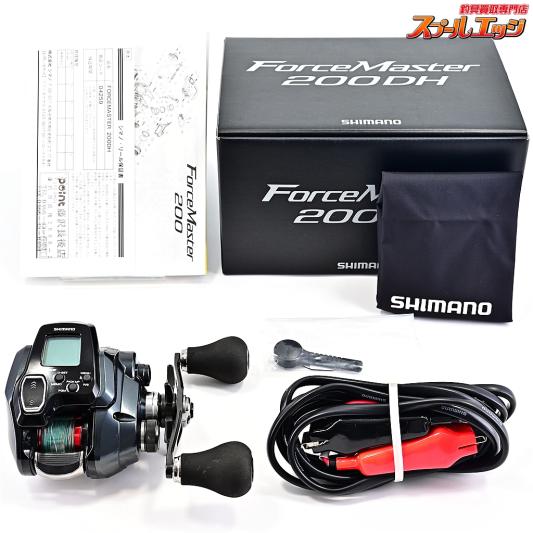 【シマノ】 23フォースマスター 200DH 使用距離35.3km 使用102時間 SHIMANO ForceMaster