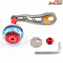 【リブレ】 BJ 66-74 カスタムハンドル EP40ノブ装着 ダイワM8右センターナット付 LIVRE