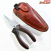 【アングロ&カンパニー】 クニペックスプライヤー 25-160 グリップ黒柿 レザーケース フックシャープナー付 初期モデル Anglo&company K_060