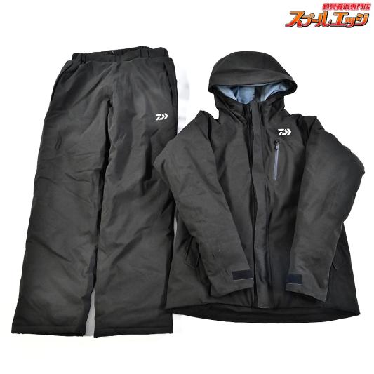 【ダイワ】 レインマックスウィンタースーツ DW-3524 サイズL ブラック 防寒 セットアップ DAIWA K_100