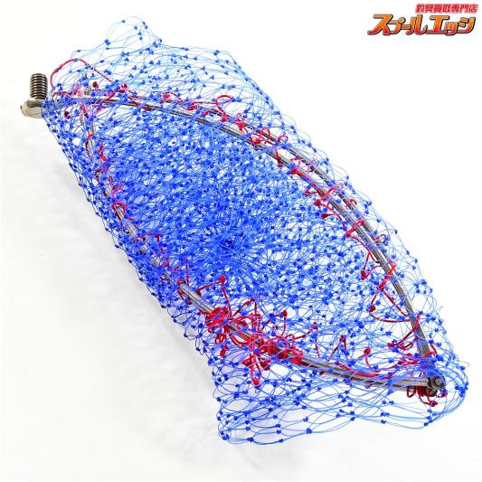 【シマノ】 オールチタン磯ダモ 4つ折りタイプ TM-071F ブルー 45cm 玉網 SHIMANO ISO K_060