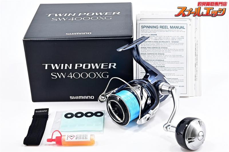 シマノ】 21ツインパワー SW4000XG 未使用PEラインPE1.2号200m装着