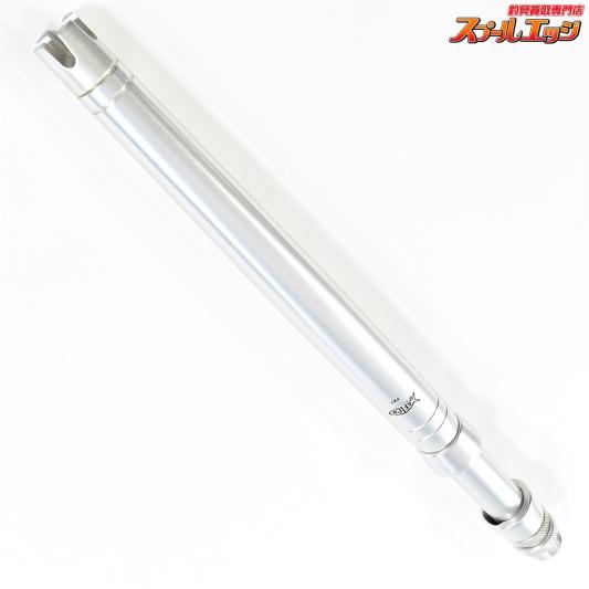 【AFTCO】 アルミバット シルバー フェルール無 全長約440mm 先部外径約25.3mm/内径約21.3mm K_060