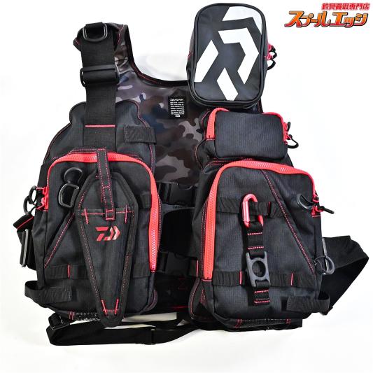 【ダイワ】 フロートゲームベスト DF-6206 サイズフリー ブラック/レッド ライフジャケット DAIWA FLOAT GAME BEST K_060