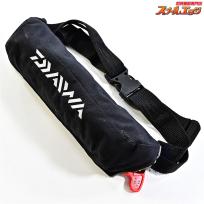 【ダイワ】 コンパクトライフジャケット DF-2220 ブラック 2022年6月製造 桜マークあり DAIWA LIFE Jacket K_060