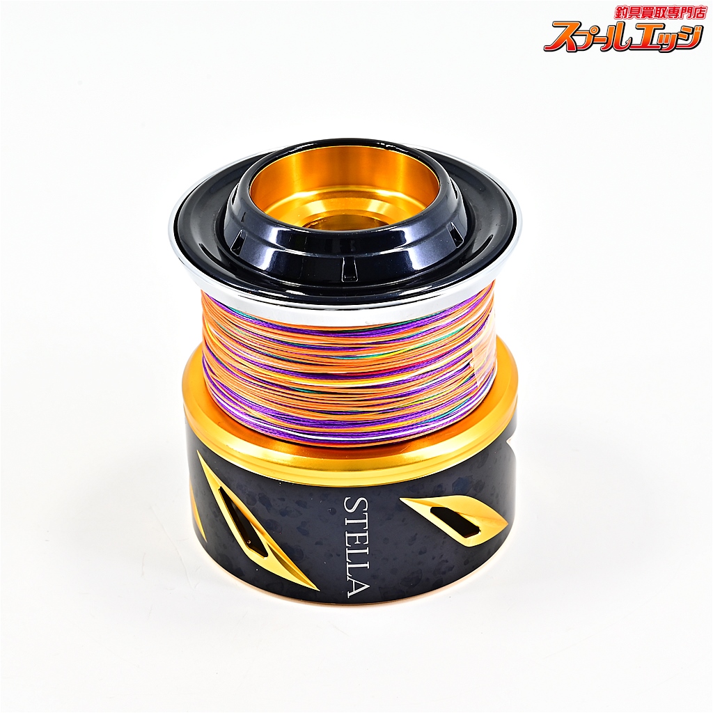 【シマノ】 20ステラ SW18000HG 純正スプール 未使用PEラインエックスブレイド ジグマンX8 5号装着 SHIMANO STELLA SPARE SPOOL