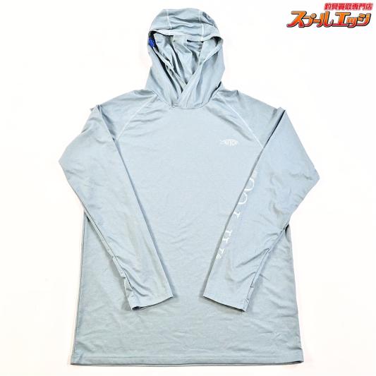【アフコ】 アフコ ユーレイ エアO メッシュフーディ ライトブルー Sサイズ AFTCO Yurei Air-O Mesh Hooded LS Performance Shirt K_060