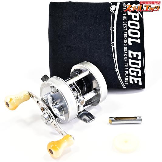 【アブ】 アンバサダー 2500C FN.760200 山リム 赤ハイ S字40mmカスタムハンドル装着 Abu Ambassadeur