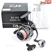 【USダイワ】 BG MQ 3000D アルミボディ ゴメクサスカスタムハンドルノブ&リールスタンド装着 DAIWA BG MQ