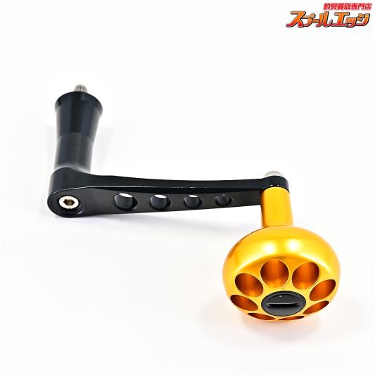 【MCワークス】 85mm BBパワーハンドル ゴールド/ブラック ステラ18000〜30000左用 MC-WORKS BB POWER HANDLE