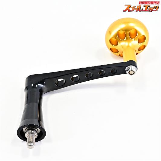 【MCワークス】 90mm BBパワーハンドル ゴールド/ブラック ステラ18000〜30000左用 MC-WORKS BB POWER HANDLE