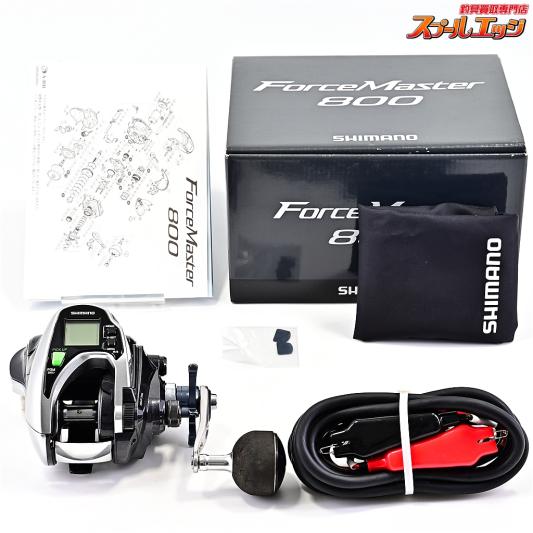 【シマノ】 15フォースマスター 800 使用距離22.6km 使用時間41.5時間 SHIMANO FORCE-MASTER