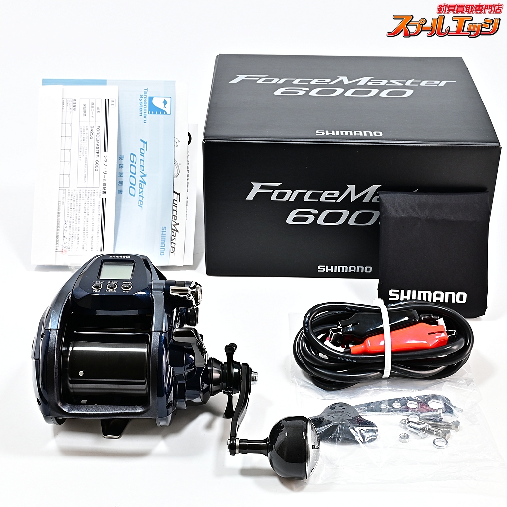 【シマノ】 20フォースマスター 6000 使用距離0.0km 使用0時間 液晶保護フィルム装着済 SHIMANO ForceMaster