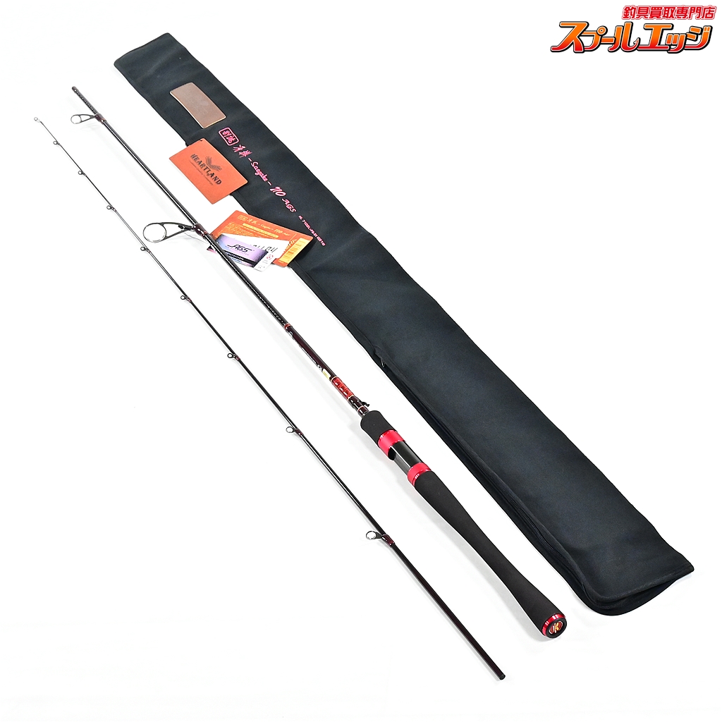 【ダイワ】 18ハートランド HL 7102L+FS-SV AGS18 別誂冴掛 DAIWA HEARTLAND Sagake バス スピニングモデル K_167
