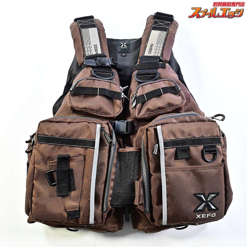 【シマノ】 ゼフォー システマティック タックルフロートジャケット VF-281I サイズフリー オリーブドラブ SHIMANO XEFO K_060