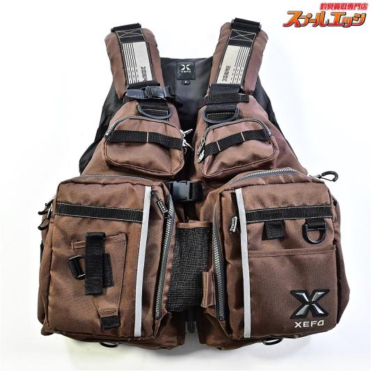 【シマノ】 ゼフォー システマティック タックルフロートジャケット VF-281I サイズフリー オリーブドラブ SHIMANO XEFO K_060