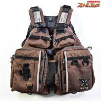 【シマノ】 ゼフォー システマティック タックルフロートジャケット VF-281I サイズフリー オリーブドラブ SHIMANO XEFO K_060