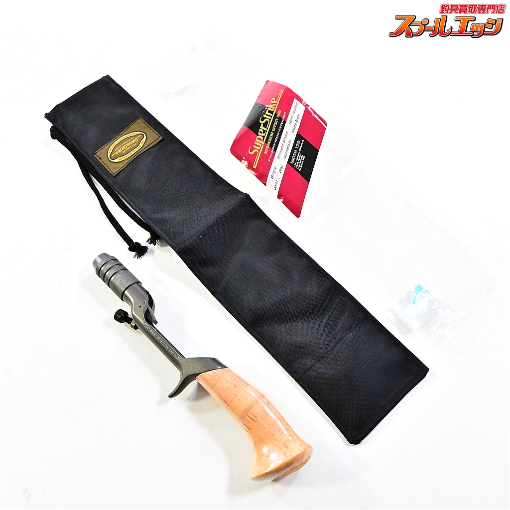 【スミス】 スーパーストライク マグネシューム オフセットグリップ グレー シングル SMITH Super Strike MAGNESIUM OFFSET GRIP K_060