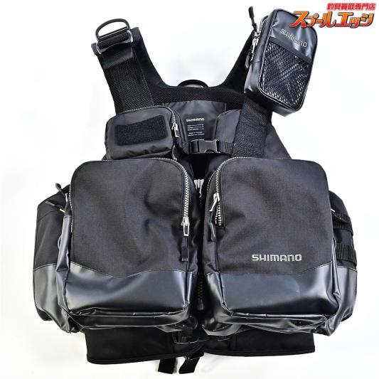 【シマノ】 サーフトリッパーベスト VF-275W サイズM ブラック SHIMANO K_100