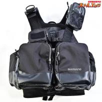 【シマノ】 サーフトリッパーベスト VF-275W サイズM ブラック SHIMANO K_100