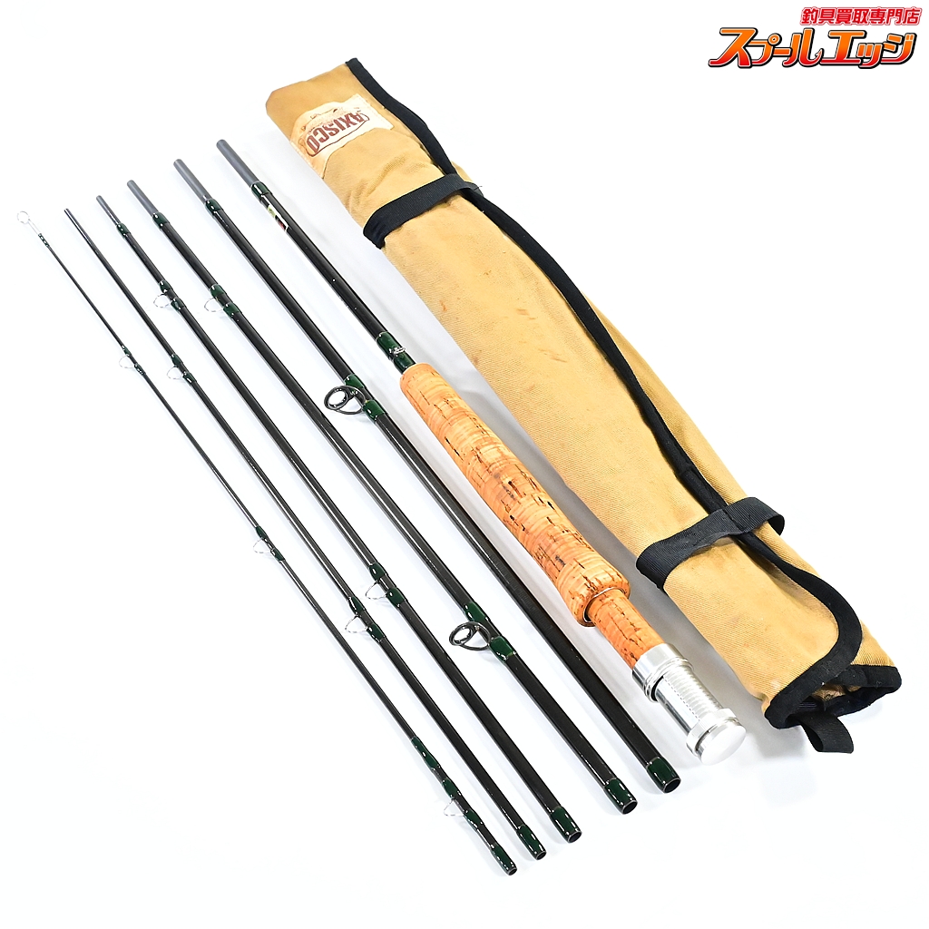 【アキスコ】 GF908-6 9.0ft #8 6ピース 仕舞50cm パックロッド フライロッド AXISCO ヤマメ イワナ K_092
