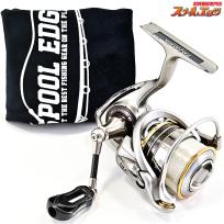 【ダイワ】 12ルビアス 2004H ZPIファンネル RMR-F37.5DA-Sダイワ用シルバー&SLPW RCS Iシェイプザイオンハンドルノブ装着 DAIWA LUVIAS