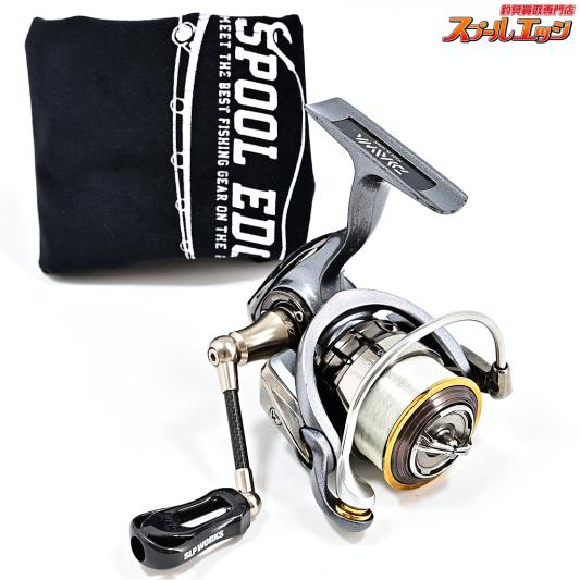 【ダイワ】 15ルビアス 1003 ZPIファンネル RMR-F47.5-Sダイワ用シルバー&SLPW RCS Iシェイプザイオンハンドルノブ装着 DAIWA LUVIAS