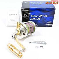 【シマノ】 タリカ 25II 大洋ベンダーズ ムゲン 105mmパワーハンドル ST-3 ゴールド&未使用PEライン10号500m装着 SHIMANO TALICA