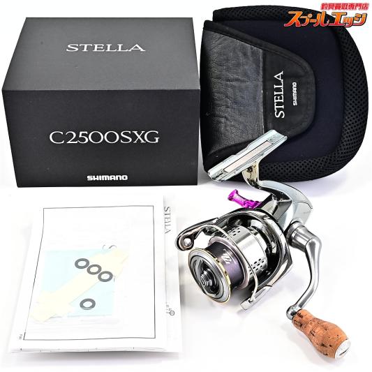【シマノ】 18ステラ C2500SXG ドライブi-ARMリールスタンド&夢屋コルクノブ装着 SHIMANO STELLA