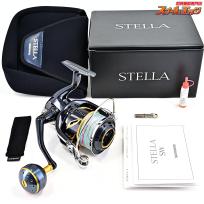 【シマノ】 19ステラ SW14000PG 夢屋45mmアルミラウンド型パワーハンドルノブサイズL装着 SHIMANO STELLA