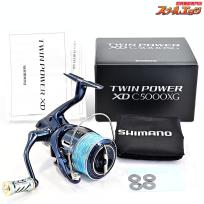 【シマノ】 21ツインパワー XD C5000XG マージア カスタムハンドルノブ装着 SHIMANO TWINPOWER