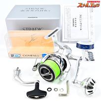 【シマノ】 23ストラディック 4000MHG ゴメクサス63mmカスタムハンドル装着 SHIMANO STRADIC