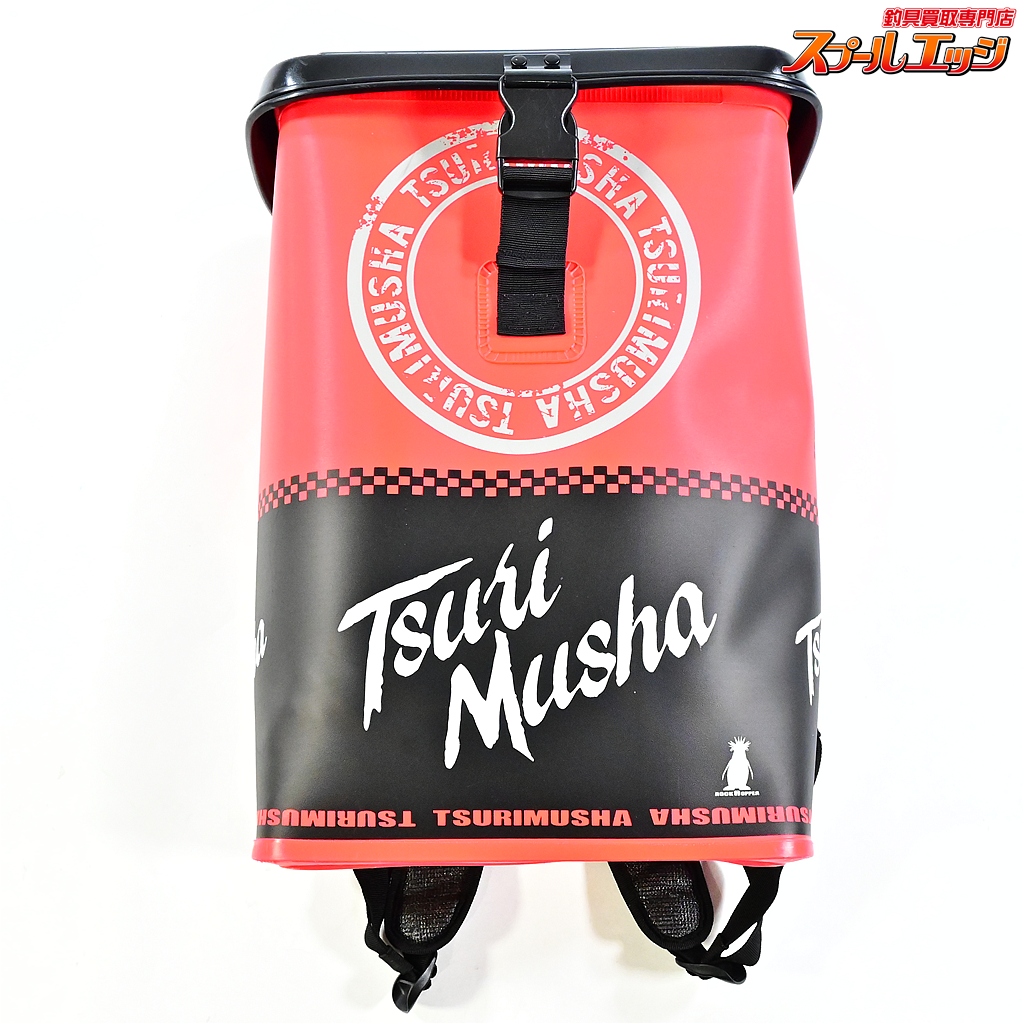 【釣武者】 グレートマスターリュック サークルレッド TsuriMusha GREATE MASTER K_100