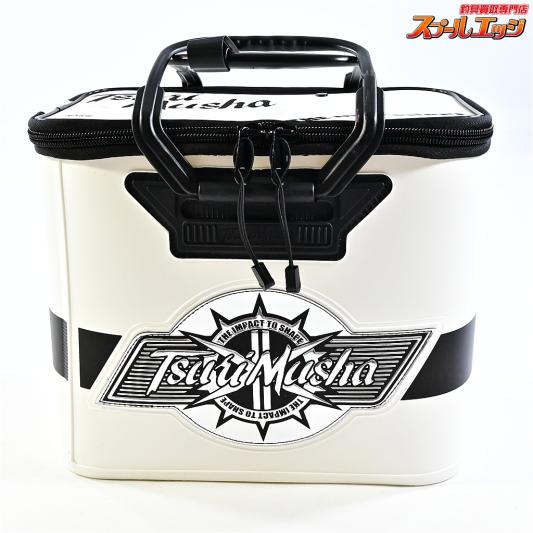 【釣武者】エンブレム Musha バッカン 375 ホワイト TsuriMusha K_100