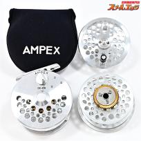 【アンペックス】 SK-2W ガンメタ スペアスプール2個付属 両巻 フライリール AMPEX SK-IIW