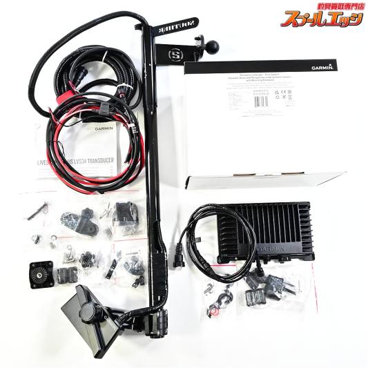 【ガーミン】 ブラックボックス GLS10 & ライブスコーププラス振動子 LVS34 & サウザー ソナーポール GARMIN K_160
