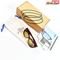 【タレックス】 オーバーグラス EM6-D03-07 偏光レンズ 限定色レッド/マットレッド&イーズグリーン サングラス TALEX K_060